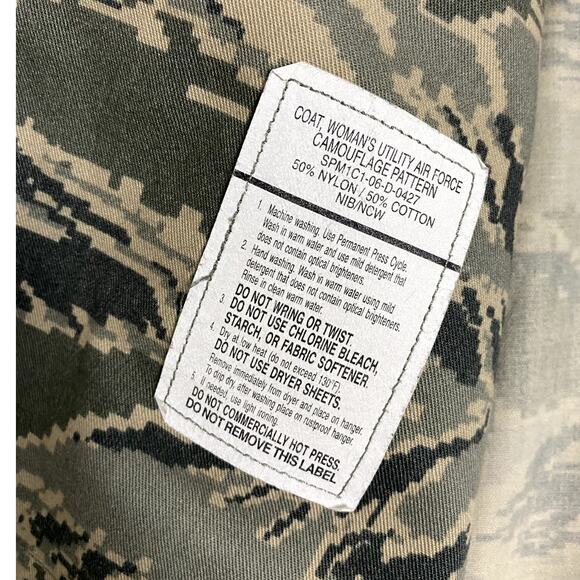 U.S. Air Force Utility Coat Womens 6 X-Short Digital Camo Patches Personalized - Picture 7 of 14